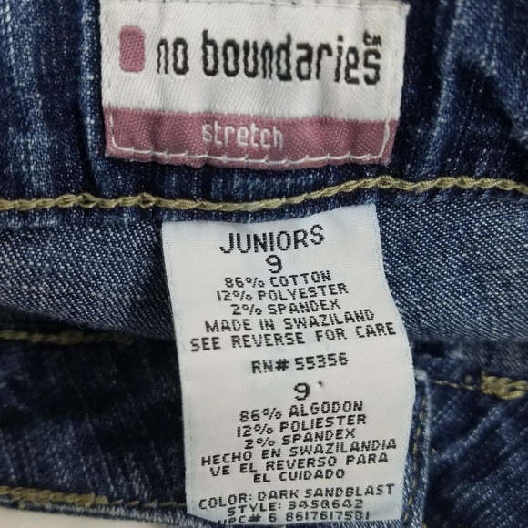 Jean Skirt 9 Denim Stretch Light Wash - Picture 3 of 6